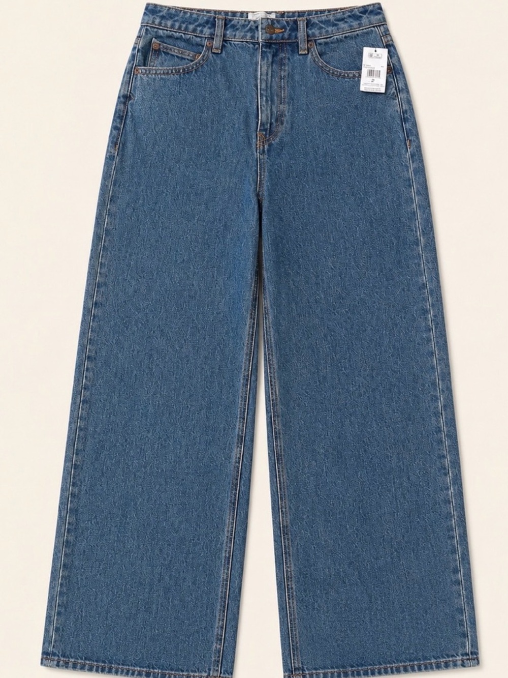 Volcom Women's High-Rise Wide-Leg Jeans - Blue Denim